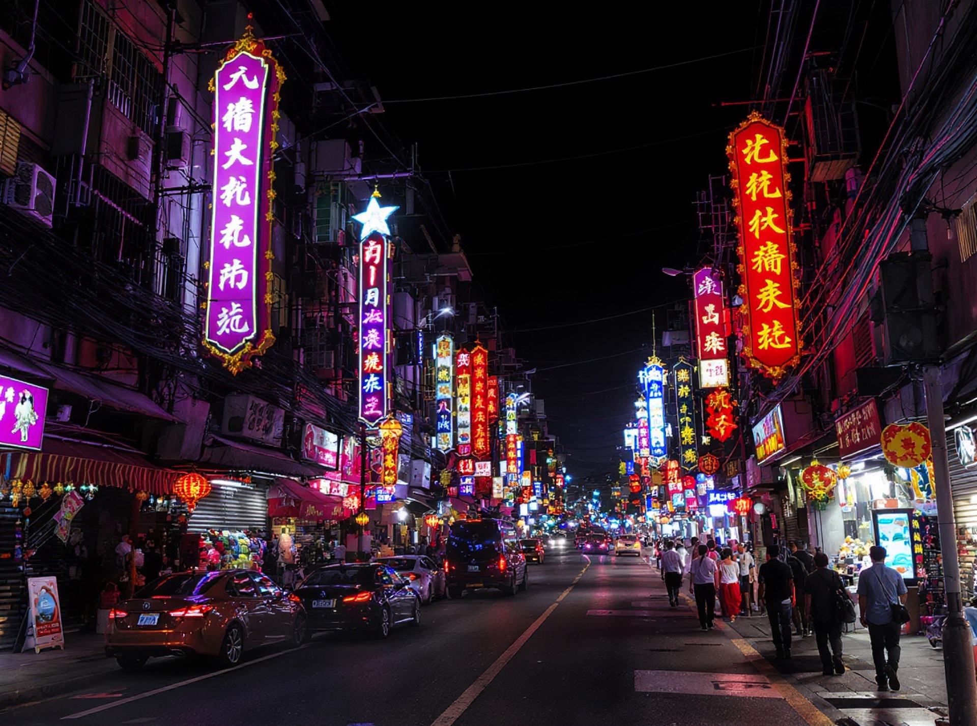 Street Food Stände Chinatown Bangkok Yaowarat