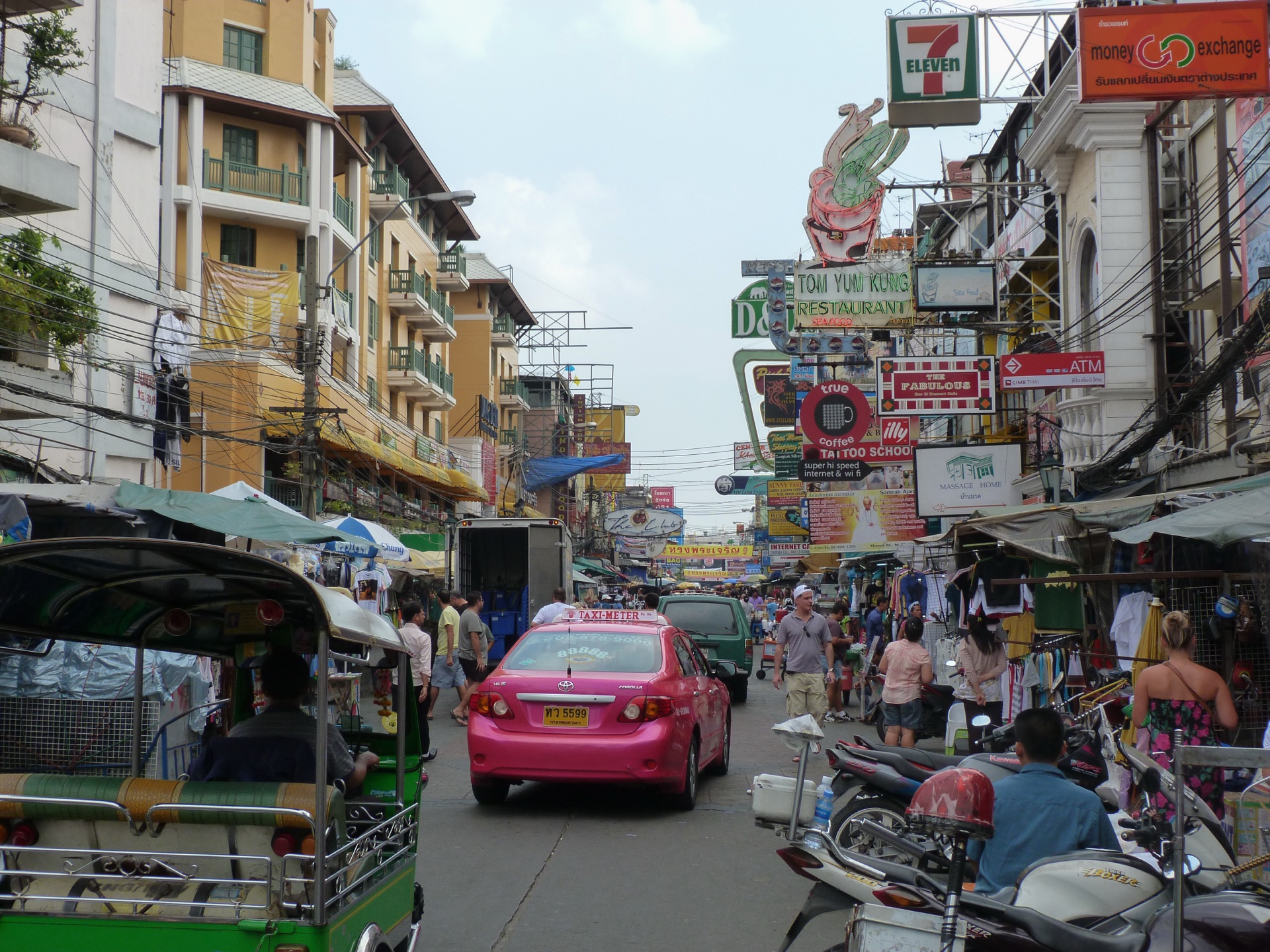 Khao San Road Bangkok Street Food Stände