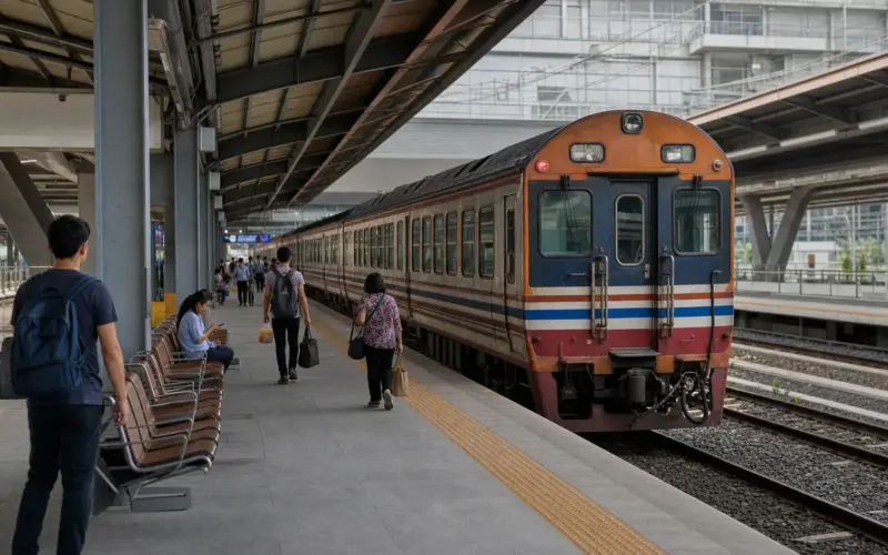 Bangkok nach Ayutthaya mit dem Zug – Bahnhof, Fahrplan und Preise
